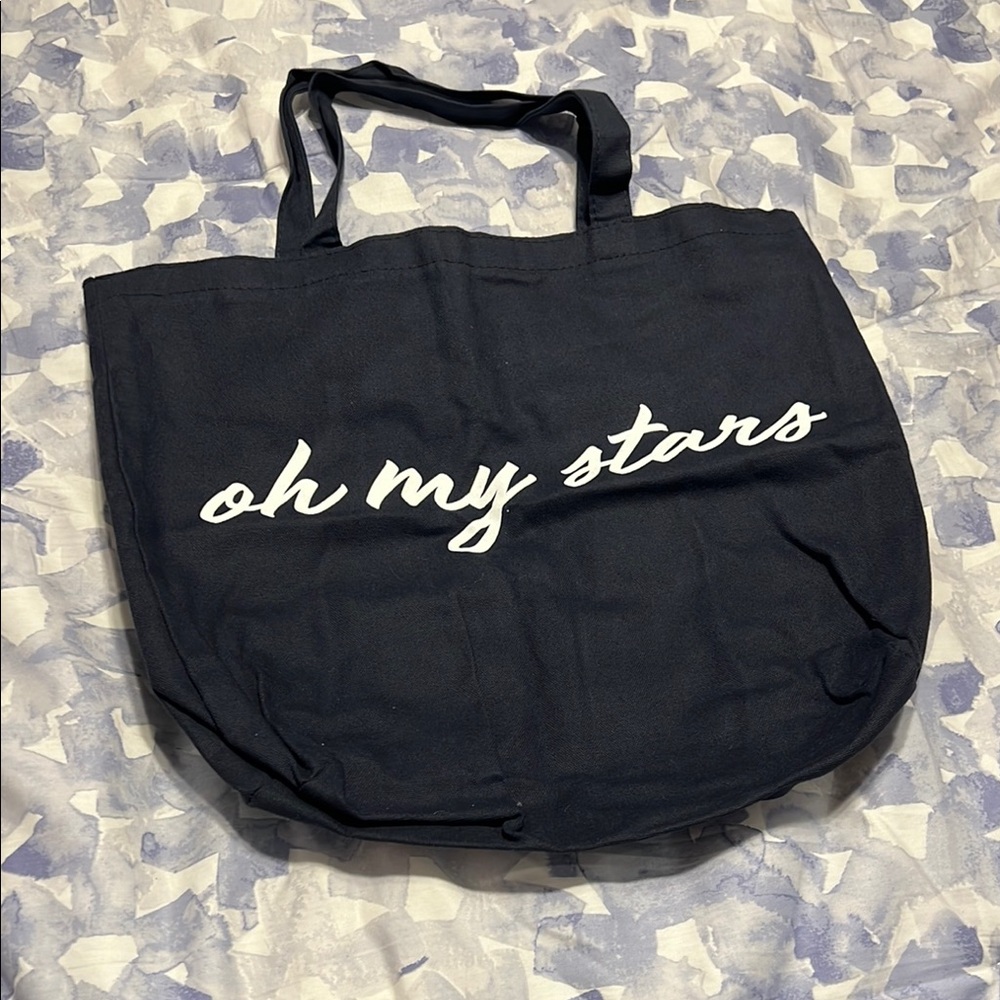 Oh My Stars Black Tote Bag